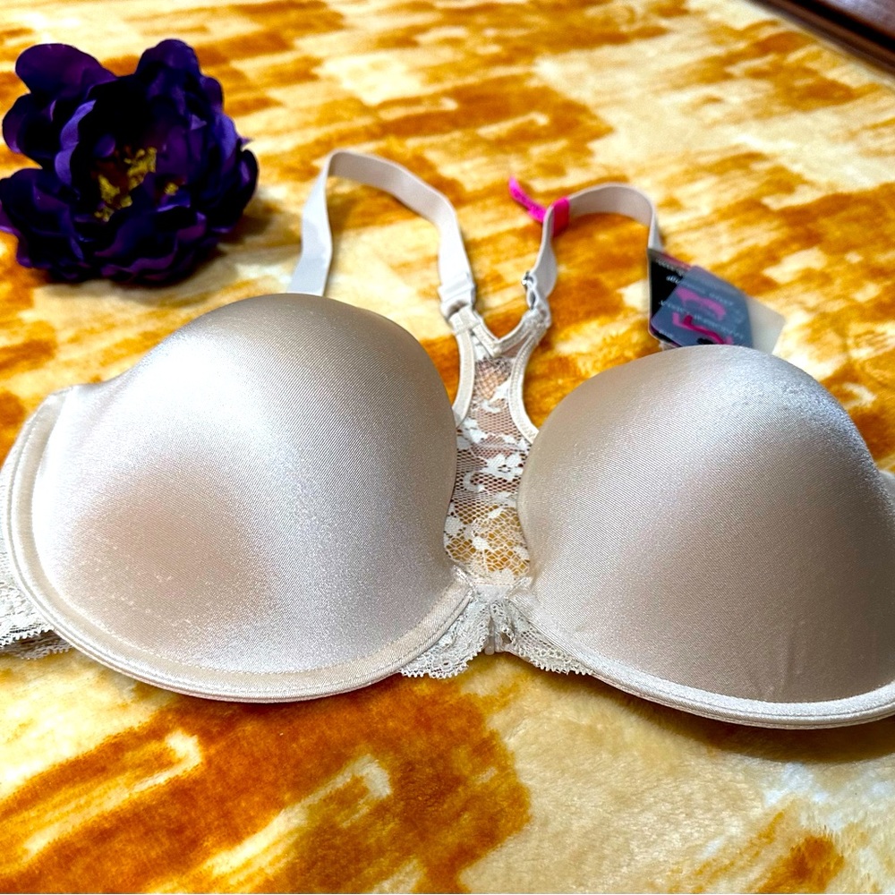 Maidenform T-Back Exra Coverage 34DD Bra NWT